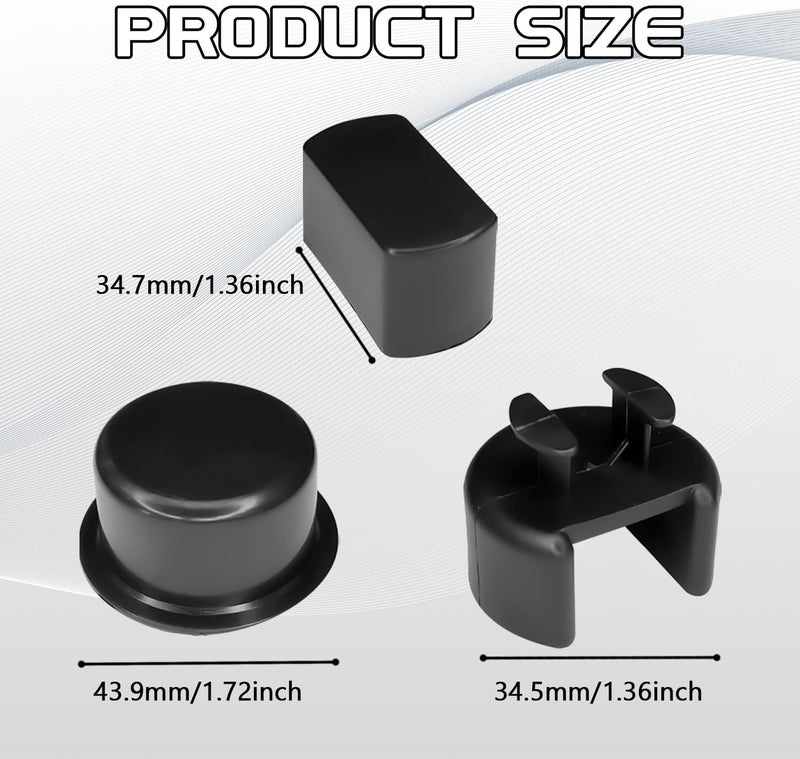 Hirificing Hrificing 4PCS Car Tailgate Hinge Kit Tailgate Bushing Insert Kit, Tail Gate Latch Kit for Dodge Ram/Ford F-Series/Lincoln Models, Tailgate Hinge Pivot Bushing for Left and Right & Bed and Gate Side - Image 2
